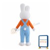 Smiling Rabbit Bunny Mascot Costume