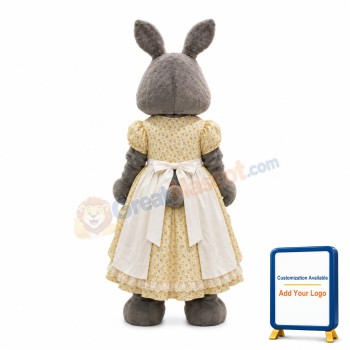 Lady Rabbit Mascot Costume