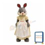 Lady Rabbit Mascot Costume