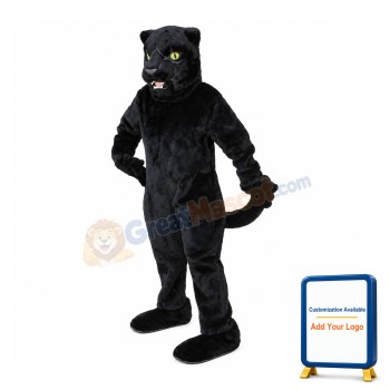 Fierce Lightweight Black Panther Mascot Costume