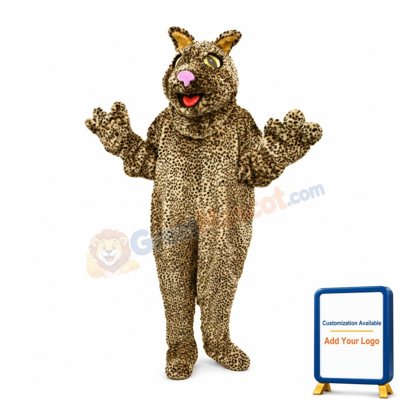 Jaguar Leopard Mascot Costume