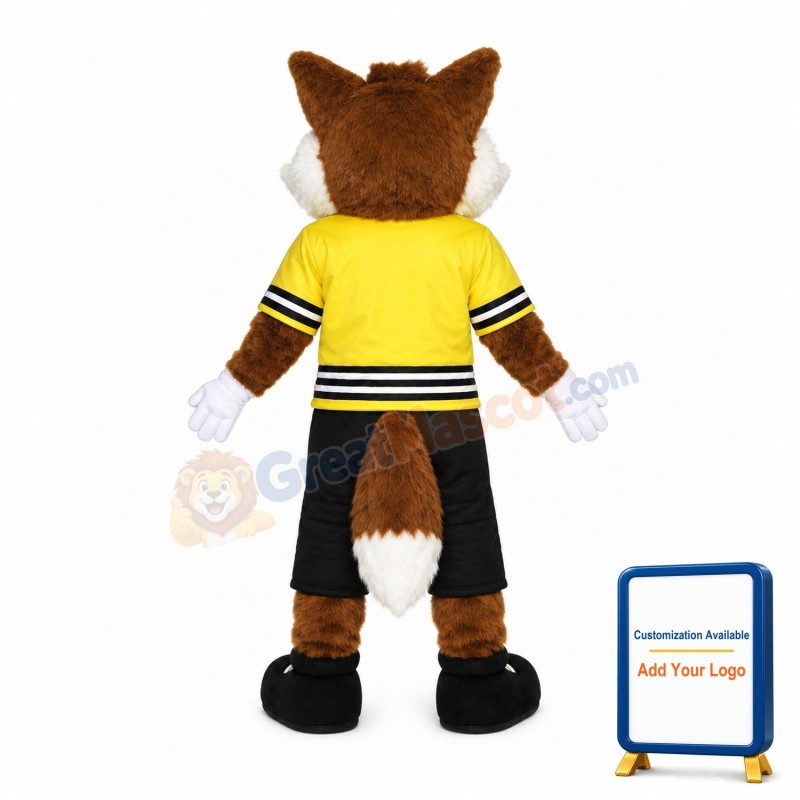 Sport Fox Mascot Costume