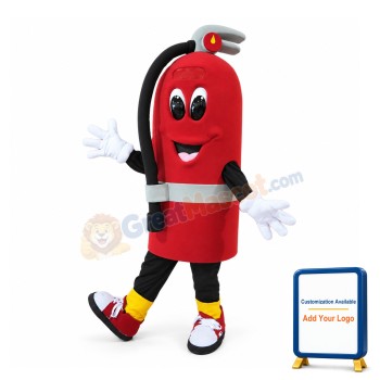 Fire Extinguisher Mascot Costume