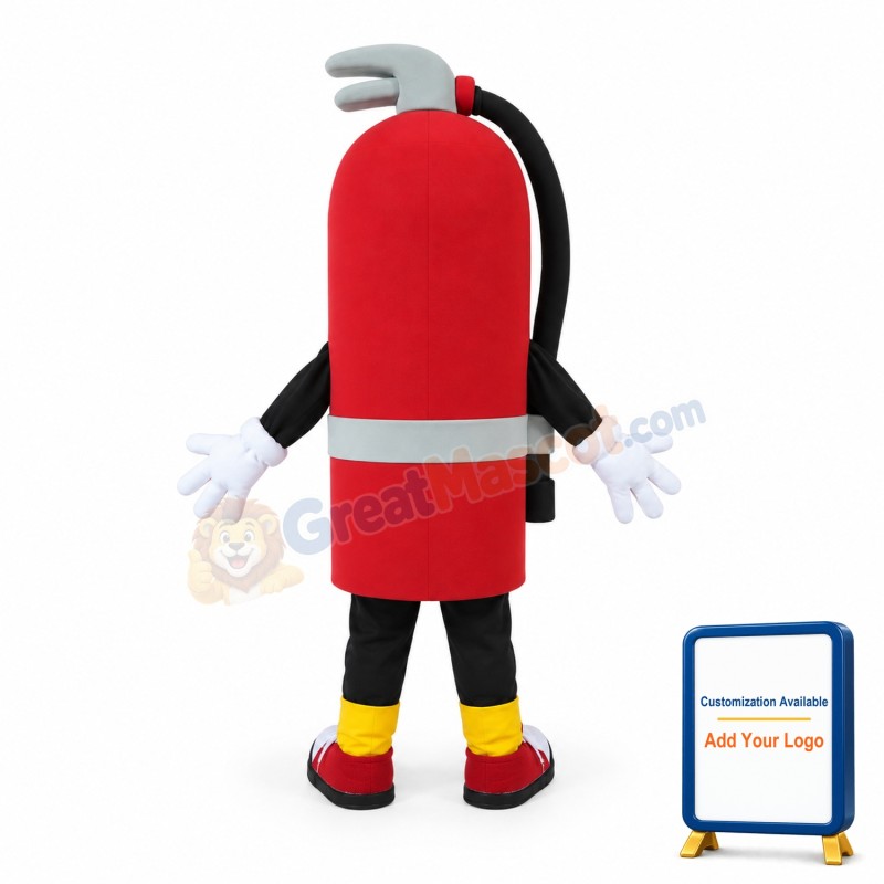 Fire Extinguisher Mascot Costume