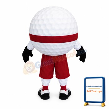 Golf Ball Mascot Costume
