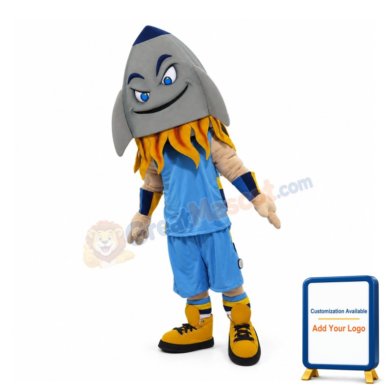 College Rocket Mascot Costume