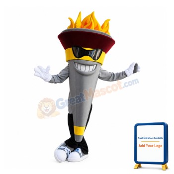 Torch Mascot Costume