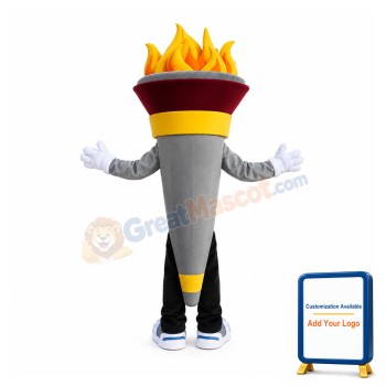Torch Mascot Costume