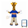 College Giraffe Mascot Costume