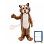Friendly Lightweight Bobcat Mascot Costume