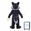 Plush Wolf Mascot Costume