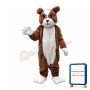 Plush Bulldog Mascot Costume