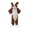Plush Bulldog Mascot Costume