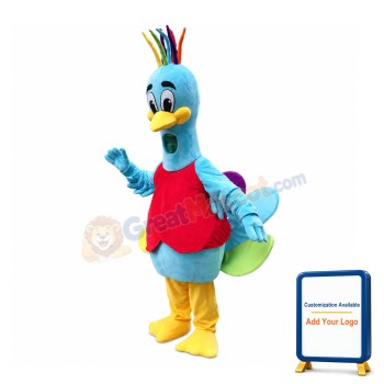 Peacock Mascot Costume