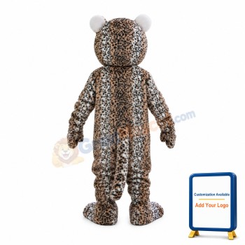 Happy Leopard Mascot Costume