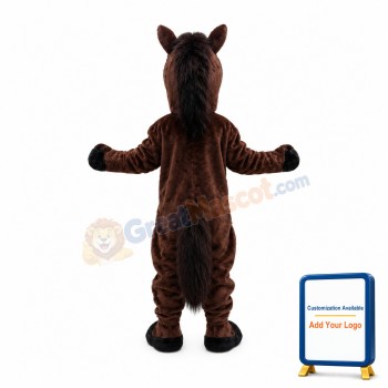 Brown Lightweight Horse Mascot Costume