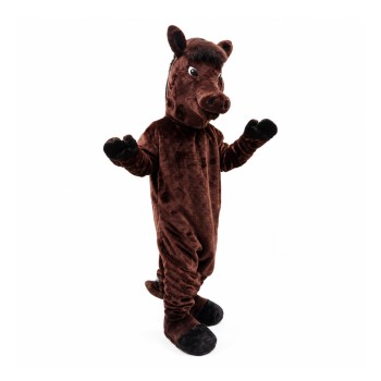 Brown Lightweight Horse Mascot Costume