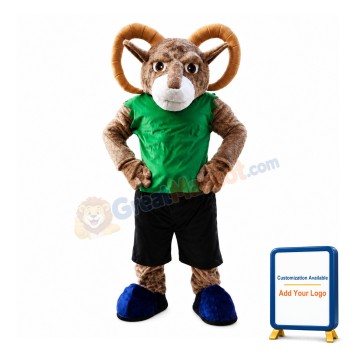 Power Sporty Ram Mascot Costume