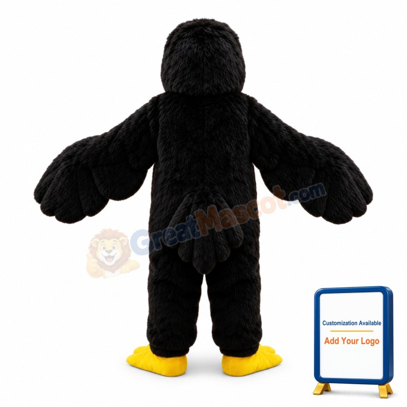 Plush Bald Eagle Mascot Costume