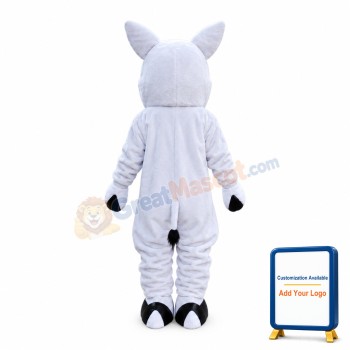 White Rhino Mascot Costume