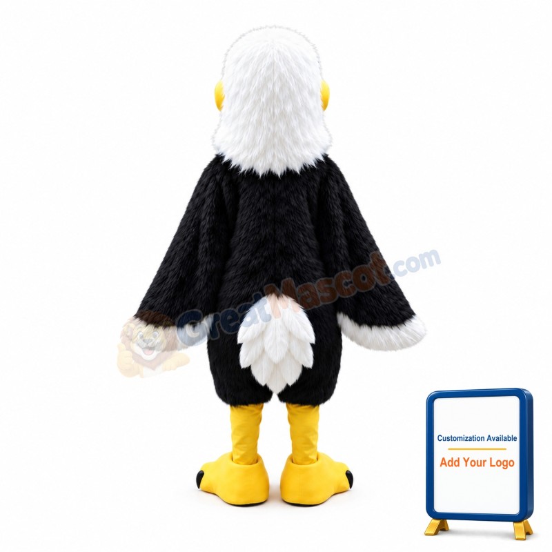 Fierce Plush Eagle Mascot Costume