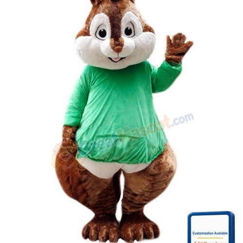Friendly Lightweight Chipmunk Mascot Costume