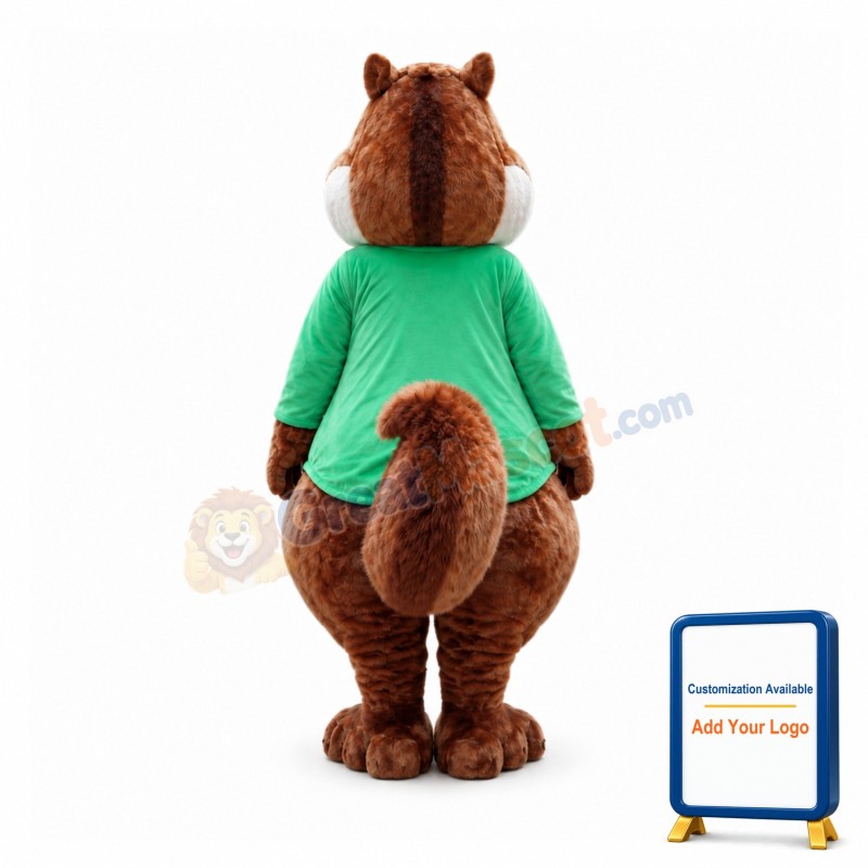 Friendly Lightweight Chipmunk Mascot Costume