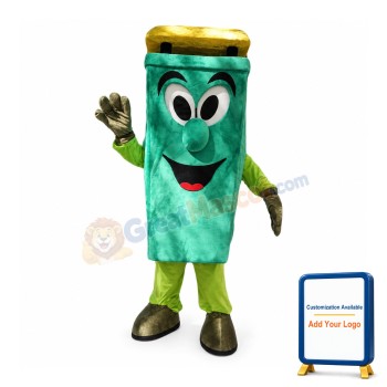Waste Bin Mascot Costume