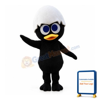 Black Chick Mascot Costume
