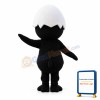 Black Chick Mascot Costume