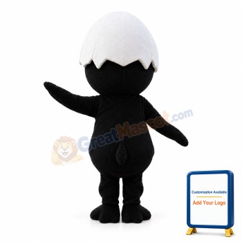 Black Chick Mascot Costume
