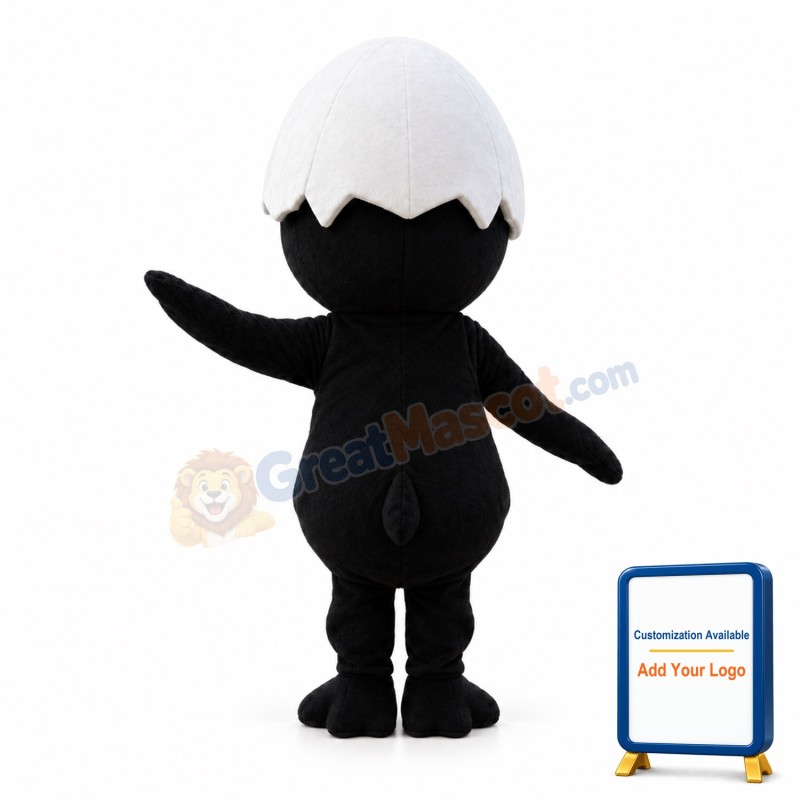 Black Chick Mascot Costume