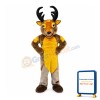 Power Muscular Deer Mascot Costume