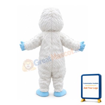 Cute Yeti Snowman Mascot Costume