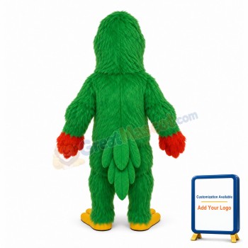 Green Falcon Mascot Costume