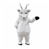 Plush White Goat Mascot Costume