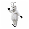 Plush White Goat Mascot Costume