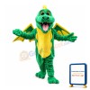 Happy Lightweight Green Dragon Mascot Costume