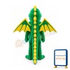 Happy Lightweight Green Dragon Mascot Costume