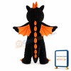 Cute Black Dragon Mascot Costume