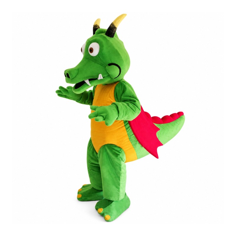 Cute Lightweight Green Dragon Mascot Costume