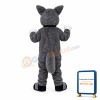 Cute Plush Husky Mascot Costume