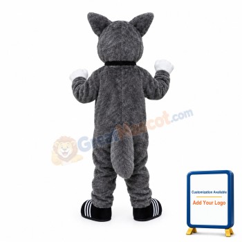 Cute Plush Husky Mascot Costume
