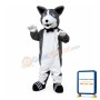 Cute Plush Husky Mascot Costume