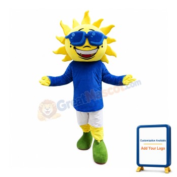 Sunflower Boy Mascot Costume