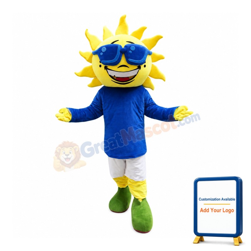 Sunflower Boy Mascot Costume