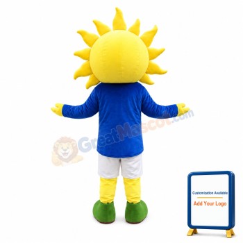 Sunflower Boy Mascot Costume