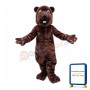 Friendly Adult Beaver Mascot Costume