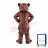 Happy Adult Beaver Mascot Costume