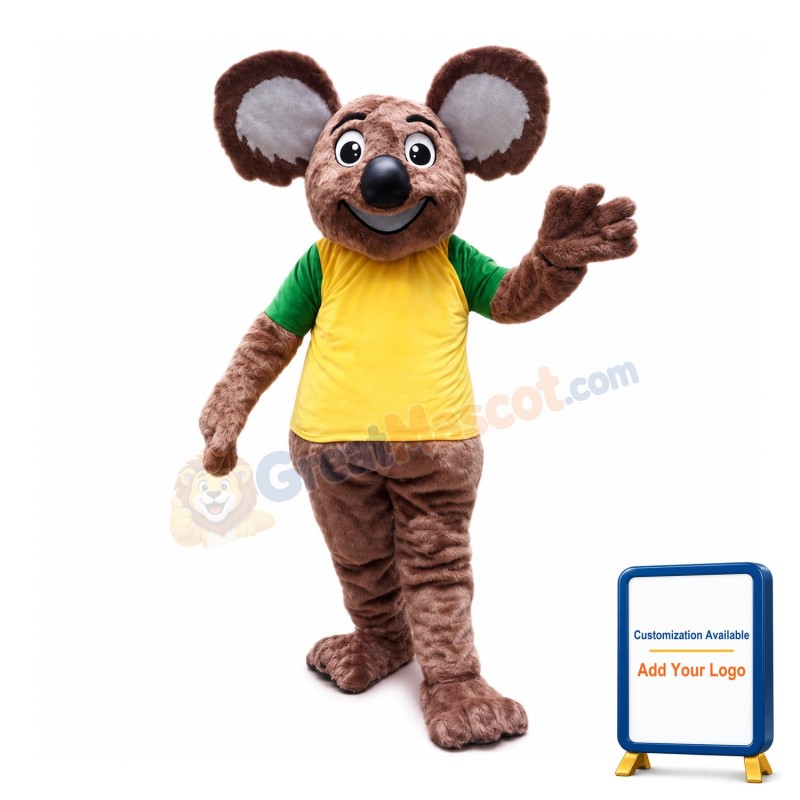 Happy Lightweight Koala Mascot Costume